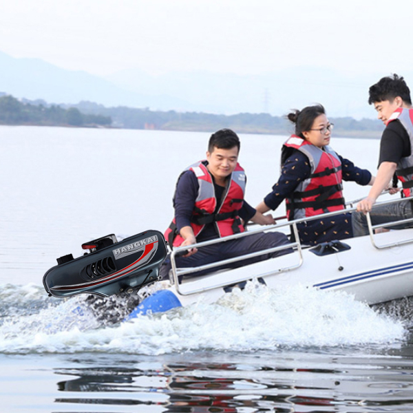 2 Stroke 3.5HP Outboard Engine Inflatable Boat Motor Water Cooling CDI System AU